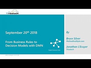From Business Rules to Decision Models with DMN