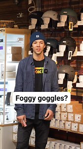 Foggy goggles are the worst! Make sure you have the right helmet and goggle fit to assure the best time on the slopes! #skiing #snowboarding #fog #goggles #helmet #skishop #skitok #heyfreddy | Kunstadt Sports