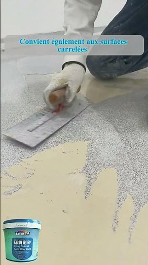 Sol en résine époxy avec sable coloré – solide, décoratif et durable