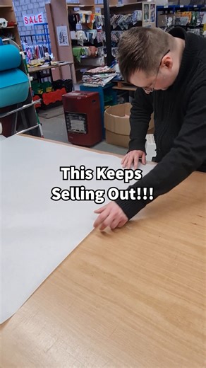 113K views · 248 reactions | Reliable, Reusable and every sewing rooms best friend and NO, we're not talking about Maciej. Our best-selling Thermoadhesive Paper is back in stock but we can't guarantee it'll be around long.  | Custom Fabrics UK | Facebook