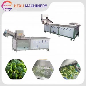 [Hot Item] Automatic Vegetable Pre-Cooking Machine/Broccoli Processing Machine Broccoli Blanching Machine Broccoli Bubble Washing Machine