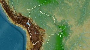 Bolivia Map Cartoon Border Physical Stock Footage Video (100% Royalty-free) 3484497161 | Shutterstock