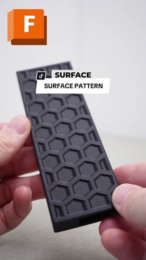 How to Add Patterns to a Surface in Fusion! #fusion #design