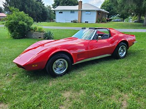1.6K views · 72 reactions | 1973 Red Corvette 454 Big Block Black...