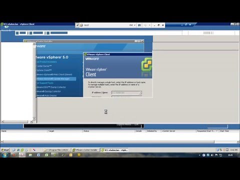 VMware vSphere 5 Update Manager - Installation Video
