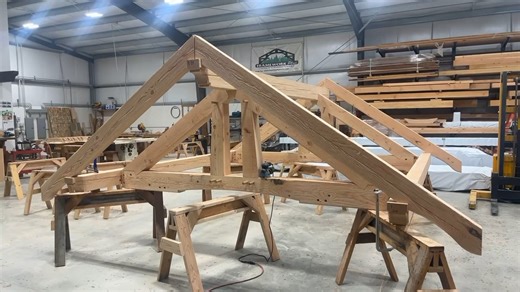 A frame built by hand has soul — and you can see it in every joint we cut. #TimberFrame #MortiseAndTenon #Handcrafted #TimberCraft #WoodJoinery | Frame Work Plus, Inc