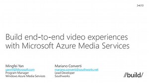 Build end-to-end video experiences with Microsoft Azure Media Services - SlideServe