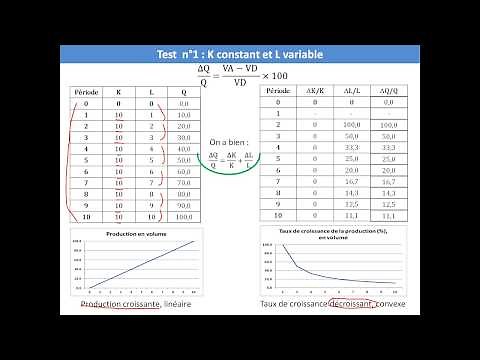 La fonction de production néoclassique - Terminale ES (et au-delà)
