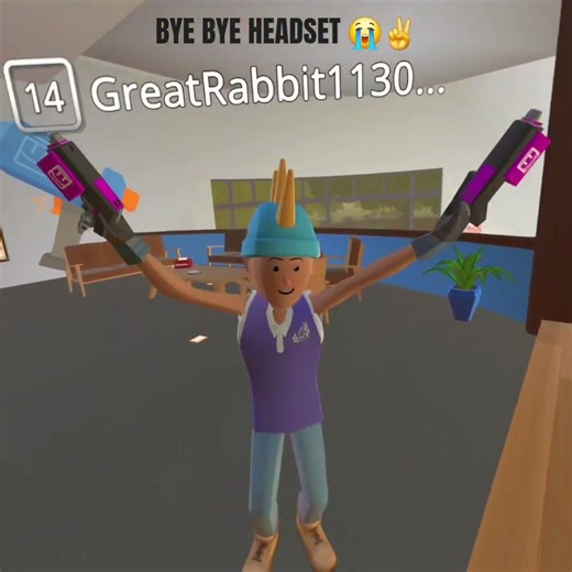 Breaking Kids Headsets 😂 #recroom #paintball #jumbotron #vr #shorts #funny #recroomfunnymoments #rro
