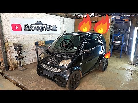 Smart Car engine removal. And Fire damage repair