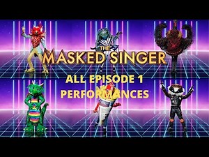 ALL EPISODE 1 PERFORMANCES | The Masked Singer UK Ep.1