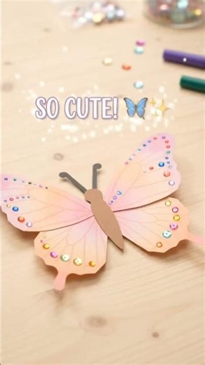 How to diy paper butterfly