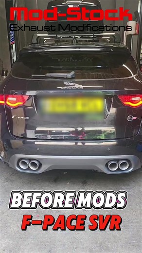 F pace SVR ABSOLUTE SAVAGE SOUND , exhaust mods by ModStock!!!
