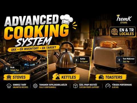[NOW FREE] İremK Store - Advanced Cooking Script | FiveM