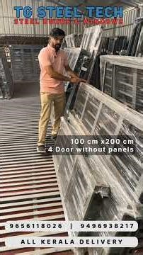 All types Steel door frames and window frames and materials #dubledoor #steeldoor