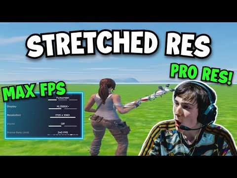 How To Get A Stretched Resolution Like Peterbot In Fortnite! (0 Delay)