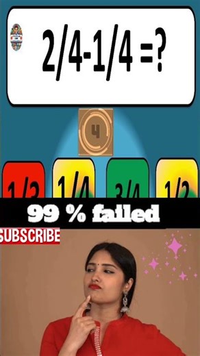 Fractions Quiz #1 | Class 4 Math #Shorts