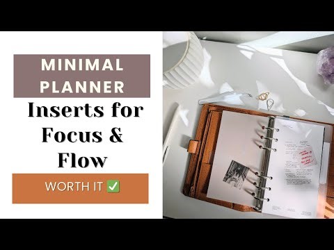 Minimalist Planner Inserts for 2026 | Focus & Productivity