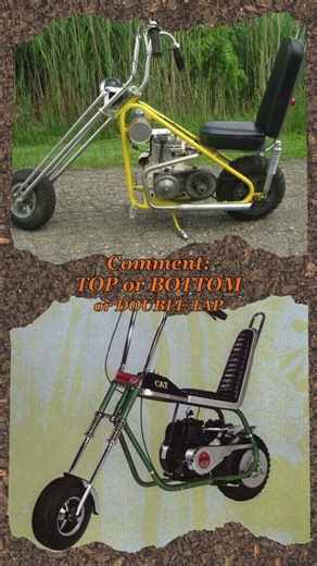 🔥 TOP or BOTTOM? Yellow Chopper vs Green 70's Mini Bike