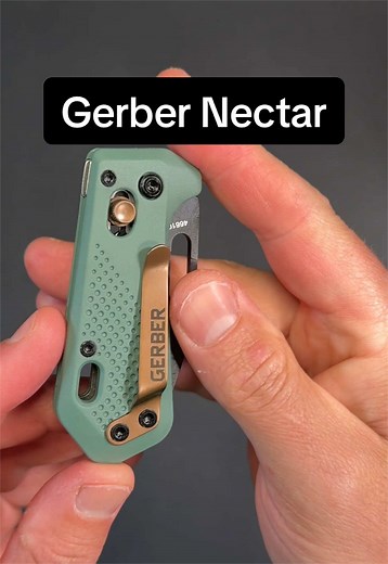 Gerber Nectar lightweight EDC folding pocket knife with 440A stainless steel blade, compact everyday carry knife with pocket clip, small folding knife for daily use #Gerber #EDCknife #pocketknife #everydaycarry #knifetok