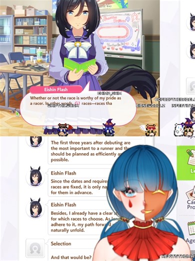 Eishin Flash got second place on her debut race :'( #eishinflash #umamusume #videogames #vtuber #clown