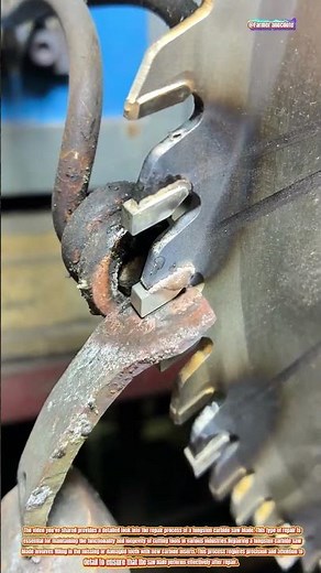 The Art of Repairing a Tungsten Carbide Saw Blade
