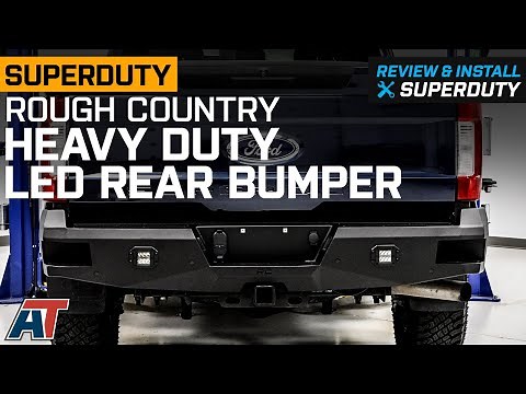 2017-2022 F-250 Rough Country Heavy Duty LED Rear Bumper Review & Install