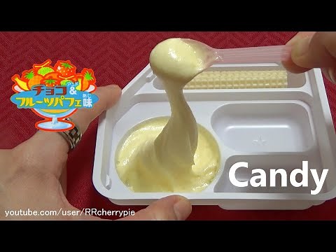 フルーツパフェ味のお菓子 Fruit parfait flavored candy