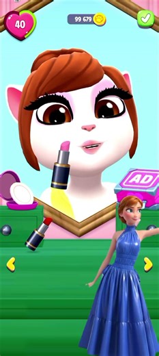 PRINCESS ANNA🥰🤗 COSPLAY BY MY TALKING ANGELA 2 #subsicribe #like #rekkkkkk #mytalkingangela2