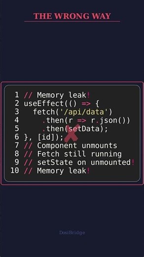 AbortController for Fetch #Shorts
