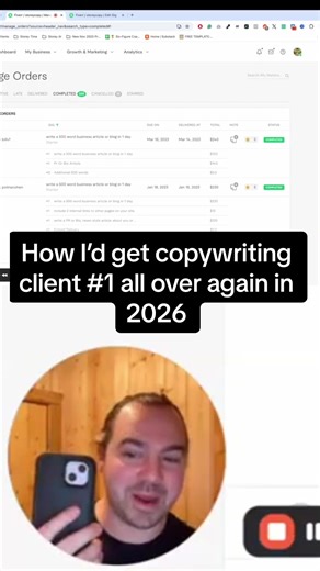 I’ve made over $700k with copywriting. Here’s how I’d land my first client if I had to start all over again in 2026: #copywriting #copywriter #freelancecopywriter #copywritingtips #freelance