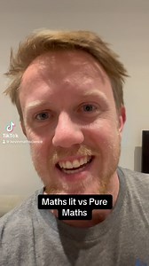 Kevinmathscience on Instagram: "Maths lit vs pure maths ⭐️"
