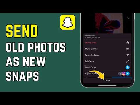 Send Camera Roll Photos as Snaps on Snapchat? How To Send Old Pictures (2026)
