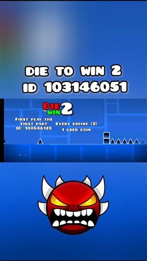 Geometry Dash : Die To Win #geometrydash