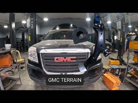 replacing control arm and ball joint - sway bar bushing .. GMC terrain 2010 - 2017 #gmc #terrain