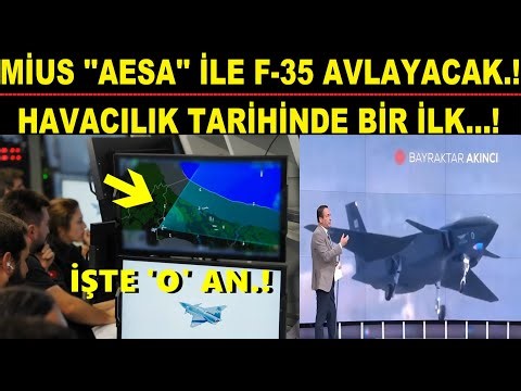 MİUS ''AESA'' İLE F-35 AVLAYACAK.! BİR İLKİ BAŞARDIK.!