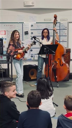 School Kids Love Bluegrass! 😍 #careerday