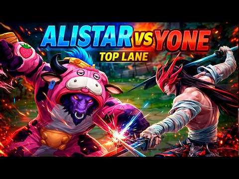 Alistar Top Rank 1 vs Yone! The most OP top laner in League of Legends!