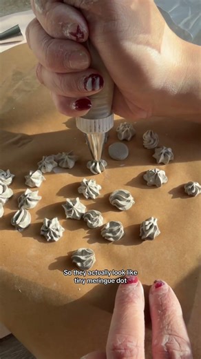 I made edible clay buttons (not) #ceramic