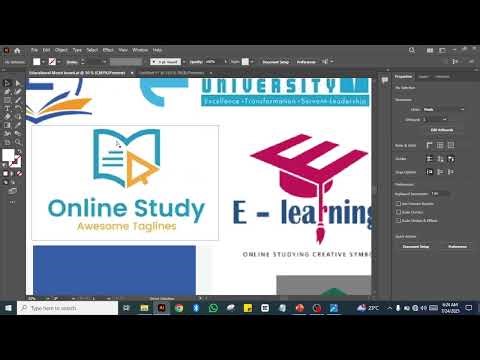 How to Digitize Logo Sketches in Illustrator & Canva | Beginner Logo Vector Tutorial