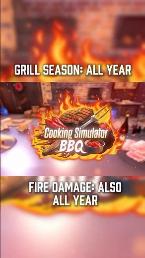 Just a normal BBQ in Cooking Simulator🔥