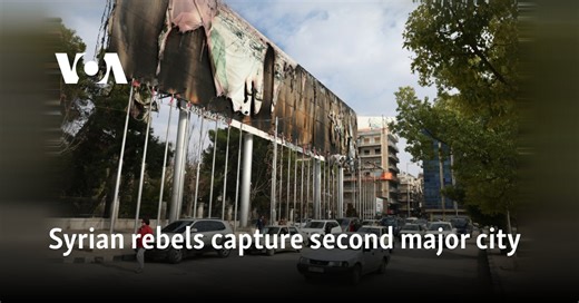 Syrian rebels capture second major city