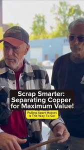 86K views · 811 reactions | Do You Agree With Grandpa's Tips on Scrapping Motors? #scrapmetal #scrapmetalrecycling #copperscrap | iScrap App | Facebook