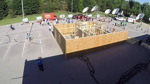 Check out this time-lapse of our Habitat for Humanity build this morning! Meet who the home will go to: http://via.fox59.com/bVBi5 | FOX59 News