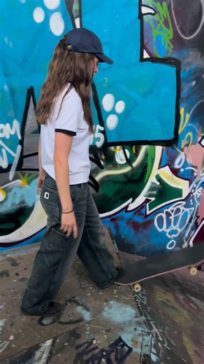 Lilly on Instagram: "🌀 #skateboarding #skatergirl #diyskatepark #grafitti #streetstyle"