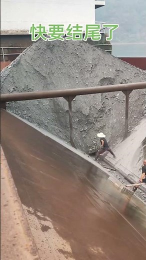 船舶运输背后的辛勤付出 Barge unloading | Satisfying VIdeo | Relaxing video