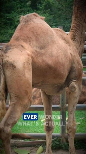 What’s really inside a camel’s hump 🐪