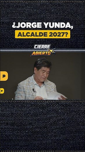 Jorge Yunda, mayor in 2027?