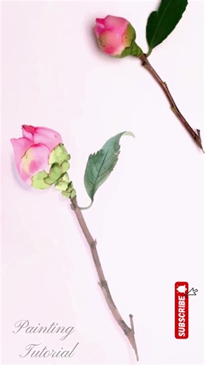 flower practice paint using simple brush #brush #flowerlovers #flowerbouquet #oilpainting #artwork #colorful | Painting Tutorial