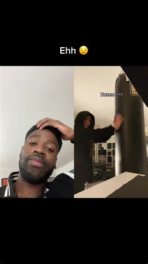 Engaging Boxing Exercises in Split-Screen Format